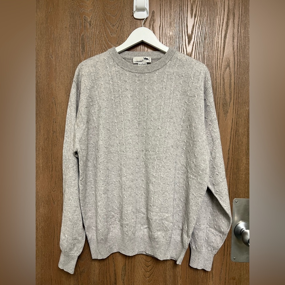ILEVRIERI Cashmere/Silk Cable Knit Sweater